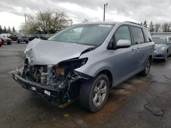 Salvage cars for sale at Woodburn, OR auction: 2016 Toyota Sienna LE