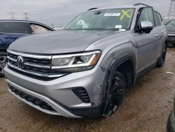 Salvage cars for sale at Elgin, IL auction: 2022 Volkswagen Atlas SE
