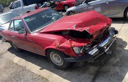 Mercedes-Benz 380 SL salvage cars for sale: 1985 Mercedes-Benz 380 SL