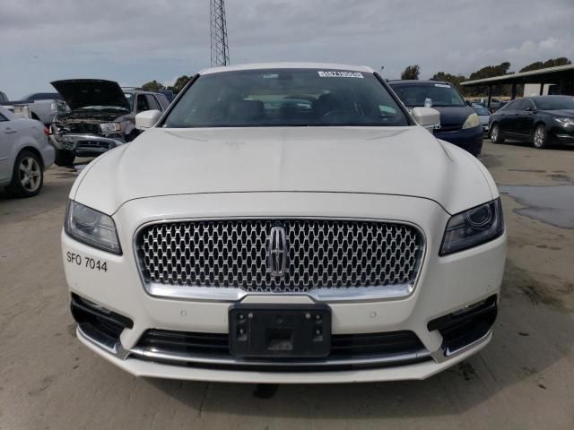 2018 Lincoln Continental Premiere