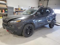 Vehiculos salvage en venta de Copart Chambersburg, PA: 2017 Jeep Cherokee Trailhawk