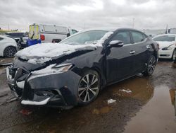Salvage cars for sale at Brighton, CO auction: 2017 Nissan Maxima 3.5S