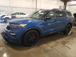 Salvage cars for sale at Avon, MN auction: 2020 Ford Explorer ST