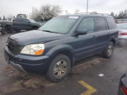 Honda Pilot EXL salvage cars for sale: 2004 Honda Pilot EXL