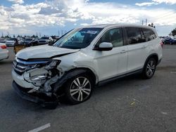 Salvage cars for sale at Rancho Cucamonga, CA auction: 2016 Honda Pilot EXL