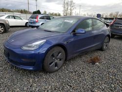 Salvage cars for sale at Portland, OR auction: 2022 Tesla Model 3