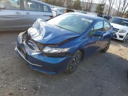 Honda Civic EX salvage cars for sale: 2015 Honda Civic EX