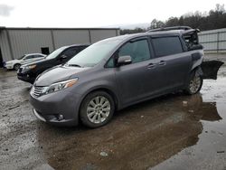 Vehiculos salvage en venta de Copart Grenada, MS: 2015 Toyota Sienna XLE