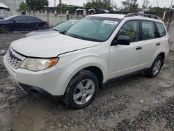 Subaru salvage cars for sale: 2012 Subaru Forester 2.5X