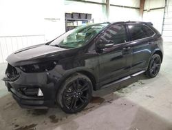 Salvage cars for sale at Tulsa, OK auction: 2019 Ford Edge ST