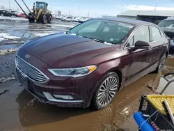 Salvage cars for sale at Brighton, CO auction: 2017 Ford Fusion SE