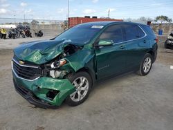 Chevrolet Equinox lt salvage cars for sale: 2018 Chevrolet Equinox LT