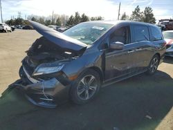 Salvage cars for sale from Copart Denver, CO: 2019 Honda Odyssey Touring