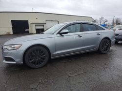 Salvage cars for sale from Copart Woodburn, OR: 2014 Audi A6 Premium Plus