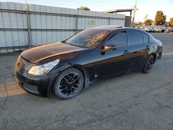 Salvage cars for sale at Martinez, CA auction: 2008 Infiniti G35