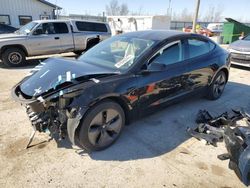 Salvage cars for sale from Copart Pekin, IL: 2022 Tesla Model 3