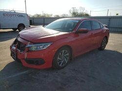 Salvage cars for sale at Wilmer, TX auction: 2016 Honda Civic EX