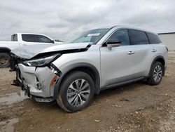 Salvage cars for sale at Mercedes, TX auction: 2023 Infiniti QX60 Pure