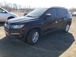 Salvage cars for sale at New Britain, CT auction: 2018 Jeep Compass Sport