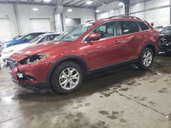 Salvage cars for sale at Ham Lake, MN auction: 2015 Mazda CX-9 Touring