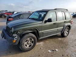 Salvage cars for sale from Copart San Antonio, TX: 2007 Jeep Liberty Sport