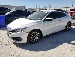 Salvage cars for sale from Copart Haslet, TX: 2016 Honda Civic LX