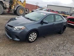 Salvage cars for sale from Copart Hueytown, AL: 2016 Toyota Corolla L