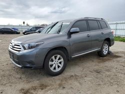 Salvage cars for sale at Bakersfield, CA auction: 2013 Toyota Highlander Base