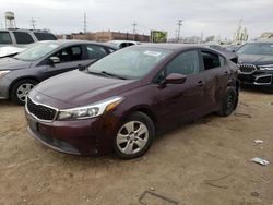 Salvage cars for sale at Chicago Heights, IL auction: 2017 KIA Forte LX