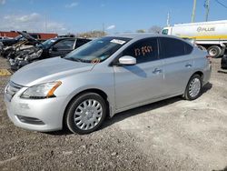 Salvage cars for sale at Homestead, FL auction: 2013 Nissan Sentra S