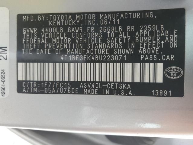 2011 Toyota Camry Base