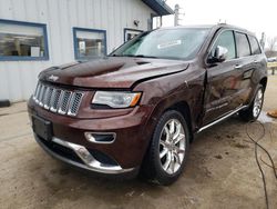 Jeep Grand Cherokee Summit salvage cars for sale: 2014 Jeep Grand Cherokee Summit