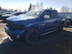 Salvage trucks for sale at Bowmanville, ON auction: 2017 Dodge RAM 1500 SLT