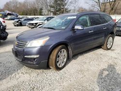 Salvage cars for sale at North Billerica, MA auction: 2014 Chevrolet Traverse LT