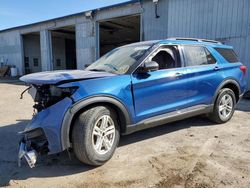 Salvage cars for sale from Copart Davison, MI: 2020 Ford Explorer XLT