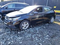 Salvage cars for sale at Waldorf, MD auction: 2017 Chevrolet Cruze LT