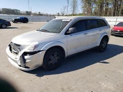 Salvage cars for sale at Dunn, NC auction: 2014 Dodge Journey SE