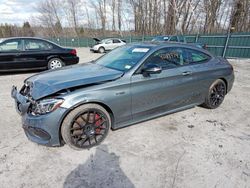 Salvage cars for sale at Candia, NH auction: 2017 Mercedes-Benz C 43 4matic AMG