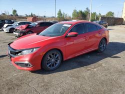 Honda Civic EX Vehiculos salvage en venta: 2020 Honda Civic EX