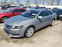 Chevrolet salvage cars for sale: 2019 Chevrolet Impala LT