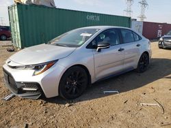 Salvage cars for sale from Copart Elgin, IL: 2022 Toyota Corolla SE