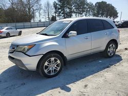 Salvage cars for sale at Loganville, GA auction: 2007 Acura MDX Technology