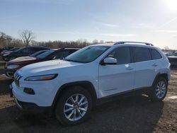 Jeep salvage cars for sale: 2016 Jeep Cherokee Limited