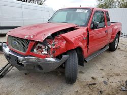 Salvage trucks for sale at Bridgeton, MO auction: 2002 Ford Ranger Super Cab