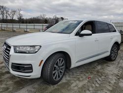 Salvage cars for sale from Copart Spartanburg, SC: 2018 Audi Q7 Prestige