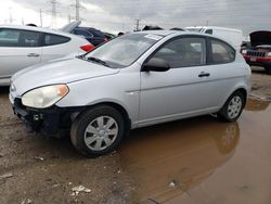 Hyundai Accent GS salvage cars for sale: 2007 Hyundai Accent GS