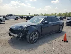 Salvage cars for sale from Copart Houston, TX: 2017 Audi A6 Premium