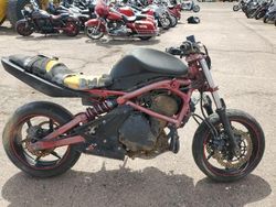 Salvage cars for sale from Copart Phoenix, AZ: 2006 Kawasaki EX650 A6F