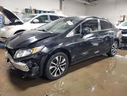 Salvage cars for sale from Copart Elgin, IL: 2013 Honda Civic EXL