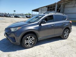 Toyota Rav4 LE salvage cars for sale: 2018 Toyota Rav4 LE